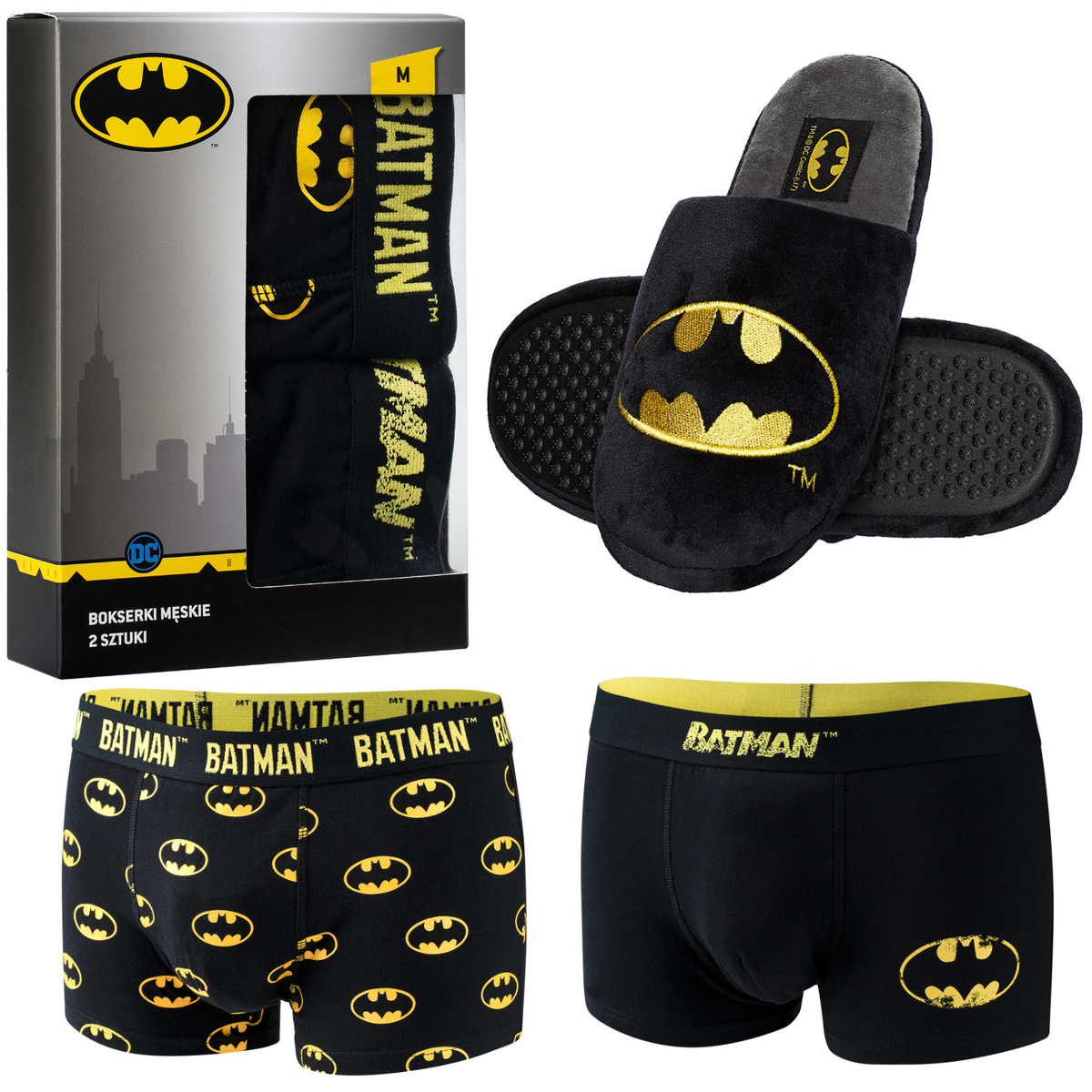  Batman Herren Boxershorts und Hausshucheeine perfekte Idee für ein Weihnachtsgeschenk