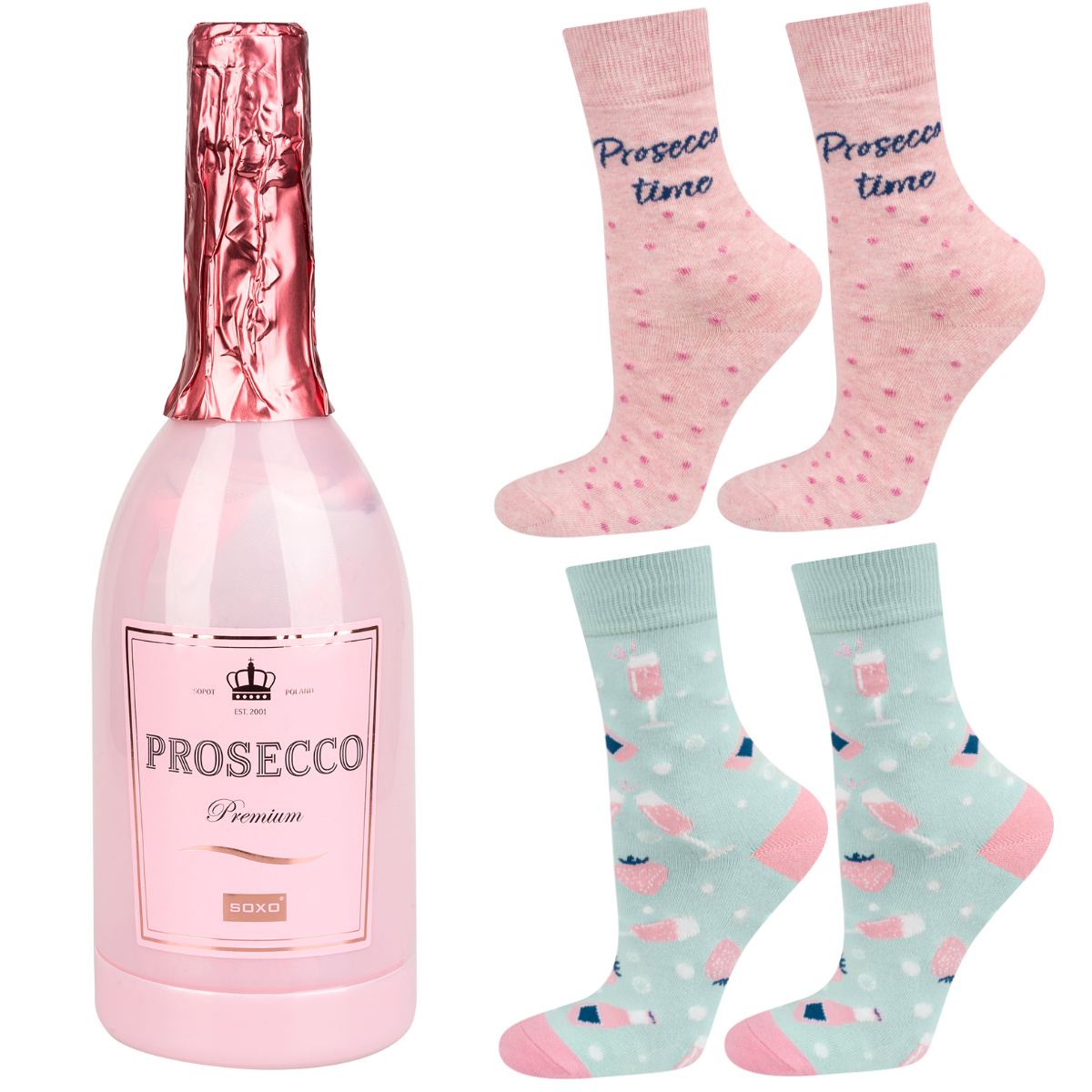 Prosecco socks for her 