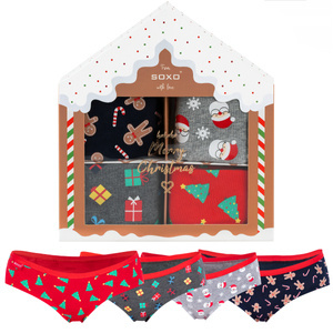 4x SOXO women's panties, a perfect Christmas gift for her