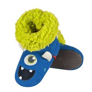 Colorful children's slippers SOXO fluffy monsters