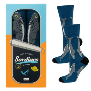 SOXO men's socks sardines in a pack