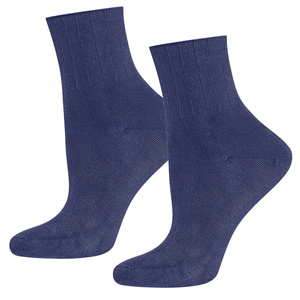 Women's blue DR SOXO socks