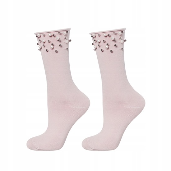 Classic light pink SOXO women's socks cotton