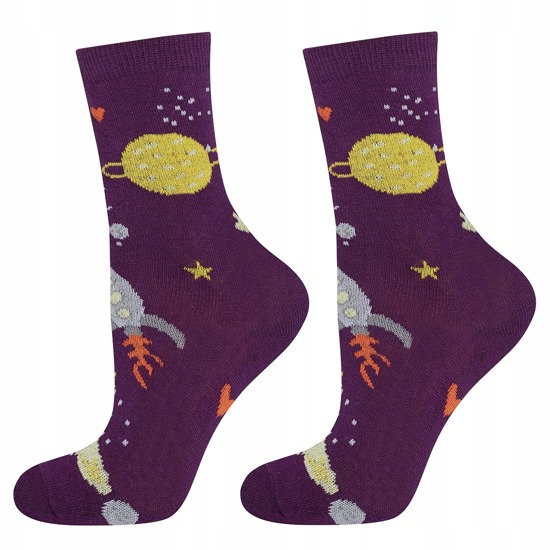 Colorful SOXO GOOD STUFF cosmos children's socks