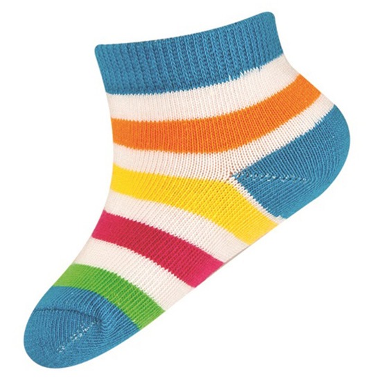Colorful SOXO baby socks with stripes