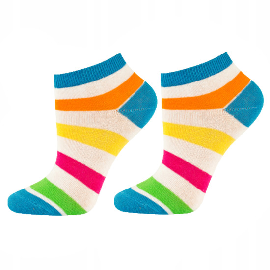 Colorful women's socks SOXO footies