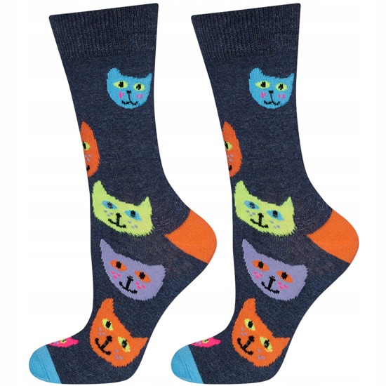 SOXO GOOD STUFF women's socks - cats