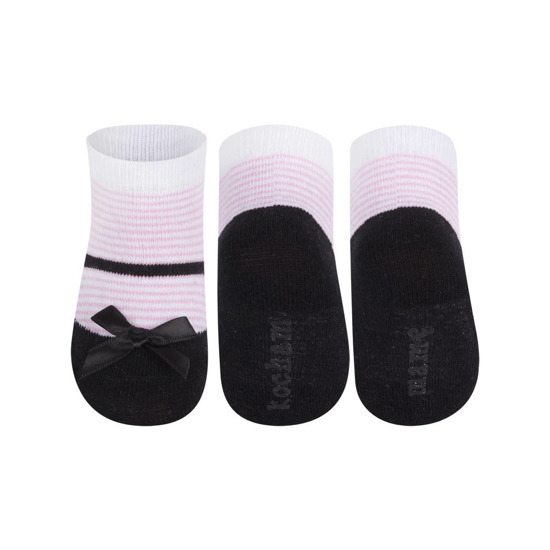 SOXO Infant ballerina socks KOCHAM MAMĘ (polish text)
