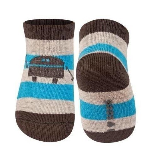 SOXO Infant striped socks with funny motives