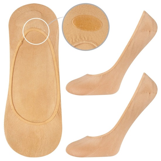 SOXO Women's footies with anti-slide silicon