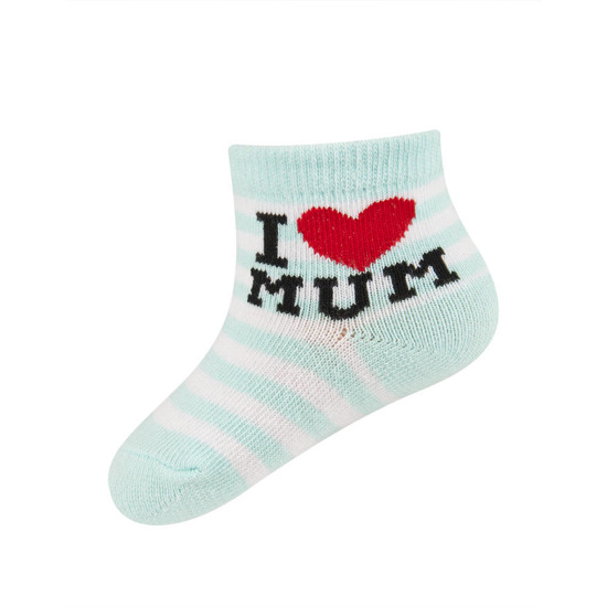 SOXO socks with lettering 'I love MUM'
