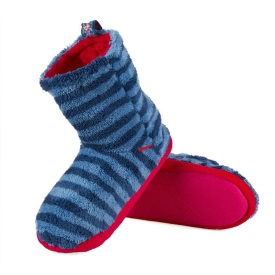 Women's high slippers SOXO, striped