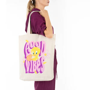 Canvas bag SOXO reusable cotton | Good Vibes | Warner Bros