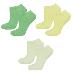Set of 3x Colorful SOXO women's classic cotton socks
