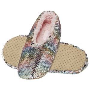Women's ballerina SOXO slippers with sequins and a soft sole