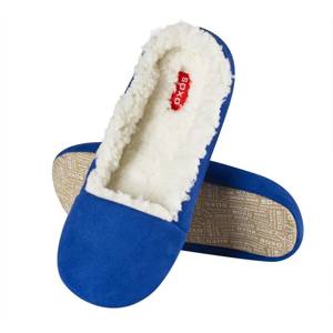 Women's blue SOXO ballerina slippers with a soft sole