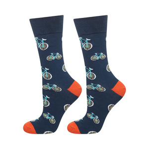 Bunte Herrensocken SOXO GOOD STUFF, lustig, Fahrrad