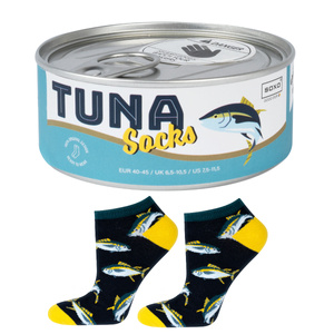 Herrensocken SOXO GOOD STUFF lustiger Thunfisch aus der Dose, eine Idee zum Verschenken