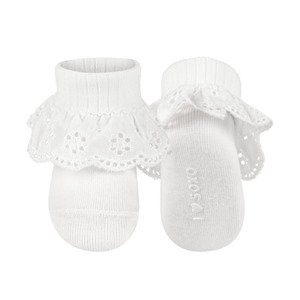 Socken Baby Taufe SOXO weiß für die Taufe