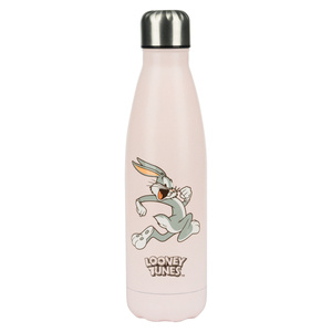 Thermosflasche aus Edelstahl 500mL Rosa | langlebig und praktisch | Warner Bros | Bugs Bunny