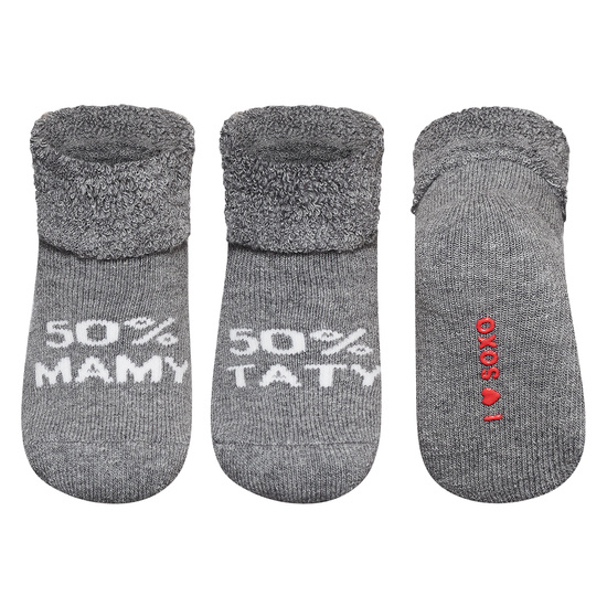  1 Paare von lustige Socken mit Inschriften | Babysocken | SOXO