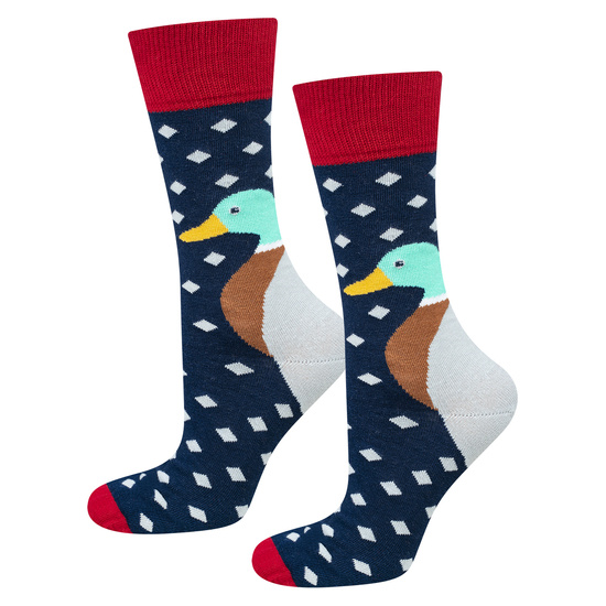 1 Paare von lustige Socken mit Ente | Herensocken | SOXO