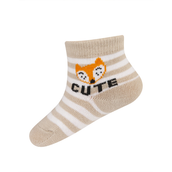 1 Paare von lustige Socken mit Fuchs | Babysocken | SOXO