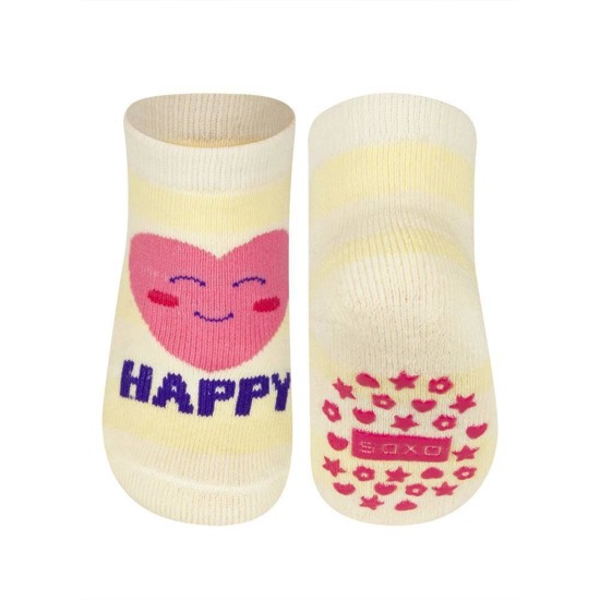 1 Paare von lustige Socken mit Herzmotiv mit ABS | Babysocken | SOXO