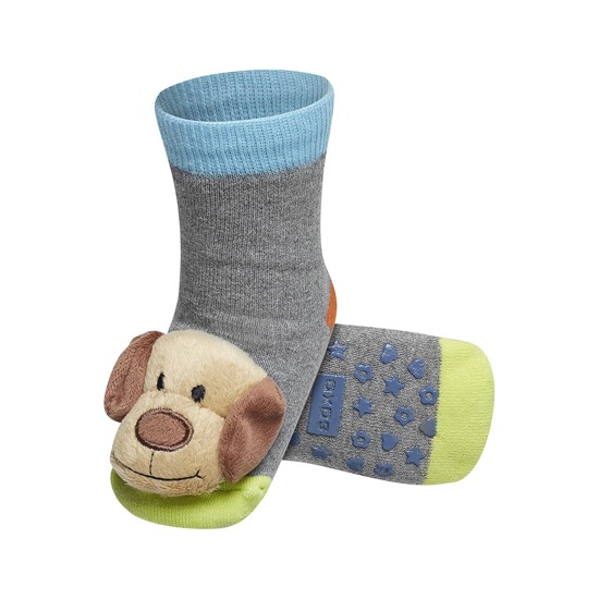 1 Paare von lustige Socken mit Rassel mit ABS | Babysocken | SOXO