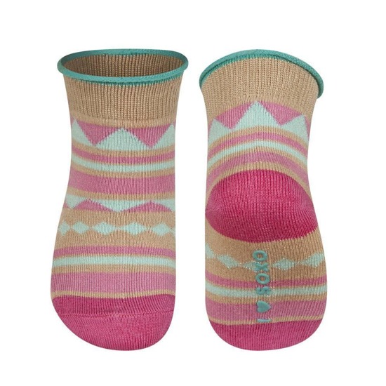 1 Paare von lustige Socken mit bunte Mustern | Babysocken | SOXO