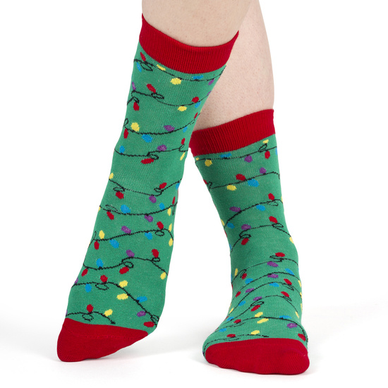 4 Paare von lustigen Socken mit Weihnachtsmotiv in einzigartiger Verpackung | Damensocken | SOXO