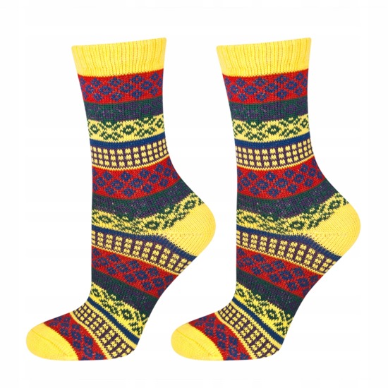 Bunte Damen Socken SOXO Baumwollen in Mustern