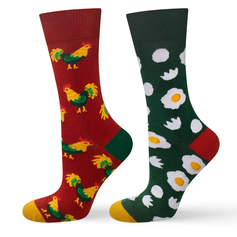 Bunte Herrensocken SOXO GOOD STUFF nicht übereinstimmende Henne