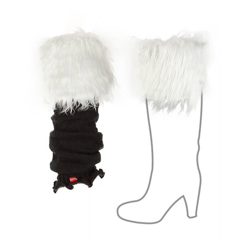 Pelzige Beinlinge Soxo für Damen 