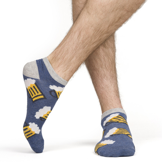 SOXO Set 4 Herren kurze Socken | bunte Muster 
