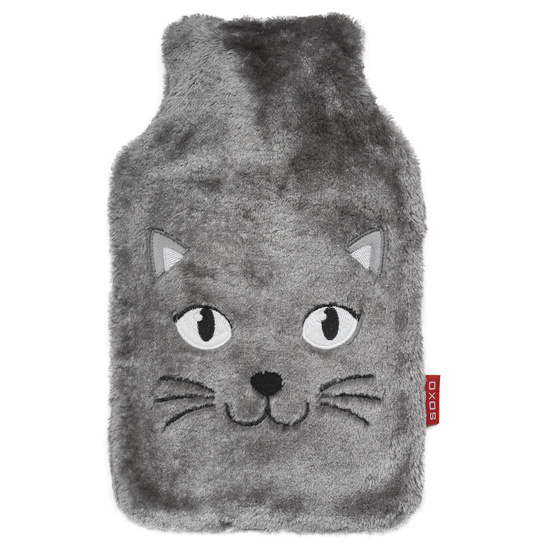 SOXO Wärmflasche mit Deckel | Katze