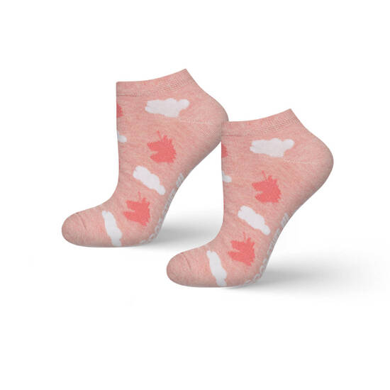 SOXO bunte Damen kurze Socken | rosa