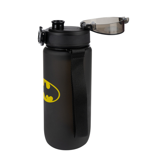 Wasserflasche 600 ml schwarz | langlebig und praktisch | Batman