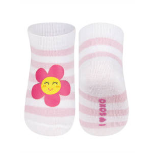  1 Paare von lustige Socken mit Blume | Babysocken | SOXO