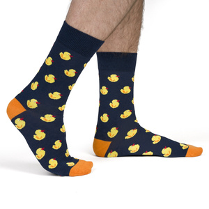 1 Paare von lustige Socken mit Entenküken | Herensocken | SOXO