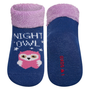 1 Paare von lustige Socken mit Eule  | Babysocken | SOXO