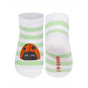 1 Paare von lustige Socken mit Marienkäfer | Babysocken | SOXO