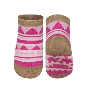 1 Paare von lustige Socken mit Rosa Muster mit ABS | Babysocken | SOXO