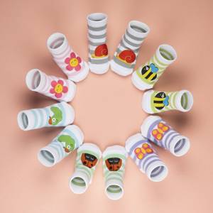 1 Paare von lustige Socken mit Schmetterling | Babysocken | SOXO