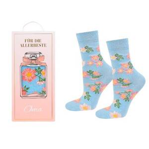 1 Paare von lustigen Socken mit Parfümmotiv einzigartiger Verpackung| Damensocken | SOXO
