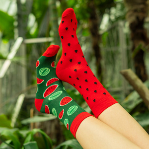 6 Paare von lustigen Socken mit Pizzamotiv einzigartiger Verpackung| Damensocken | SOXO