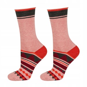 Bunte Damen Socken SOXO Baumwollen in Dreiecke