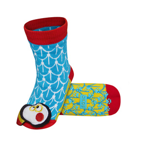 OUTLET 1 Paare von lustige Socken mit Rassel mit ABS | Babysocken | SOXO