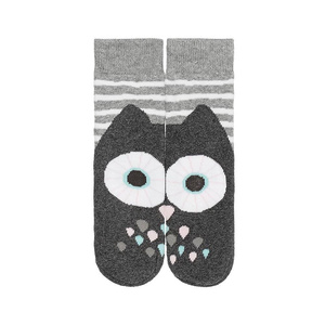 SOXO Babysocken | Grau Eule