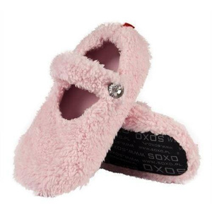 SOXO Damen Ballerina Hausschuhe mit Diamant